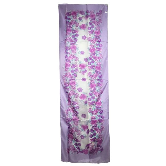 NWT Genuine 100% Mulberry Silk Scarf 20"x65" Long Rectangle Shawl SAD5001 - Picture 1 of 5